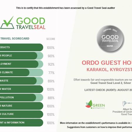 Ordo Hotel Karakol Esterno foto